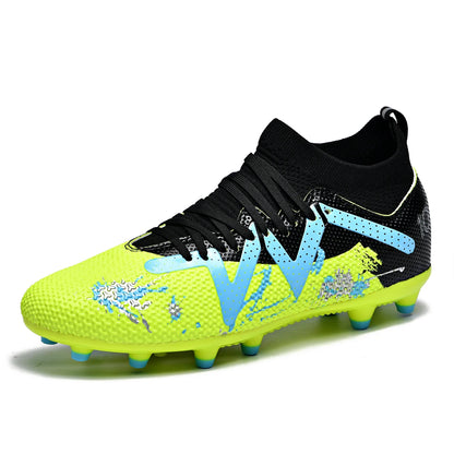 Fashion AG FG football shoes PU Fabric Lightweight Upper TPU Wear Resistant Sole Non-slip For Men Women Training Match