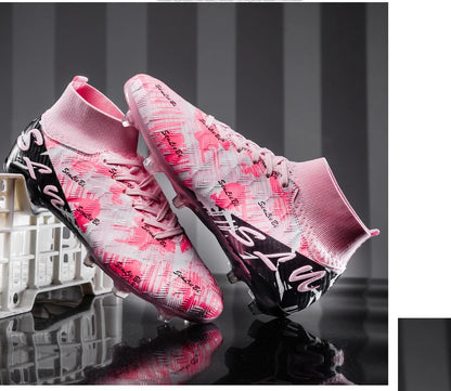 Chaussures de football professionnelles pour hommes, crampons de football FG ultralégers, baskets d'entraînement de football, chaussures de sport d'extérieur