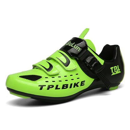 New Men’s and Women’s Bicycle Shoes Outdoor Cycling Shoes with Three Functional Soles Professional Training Shoes