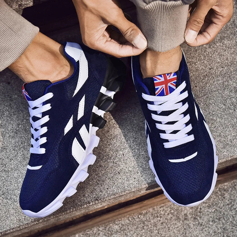 Men's Shoes Marathon Running Sports Shoes Casual Sneakers Soft Comfortable Training Shoes Wear Resistant Sneakers Men Sneakers