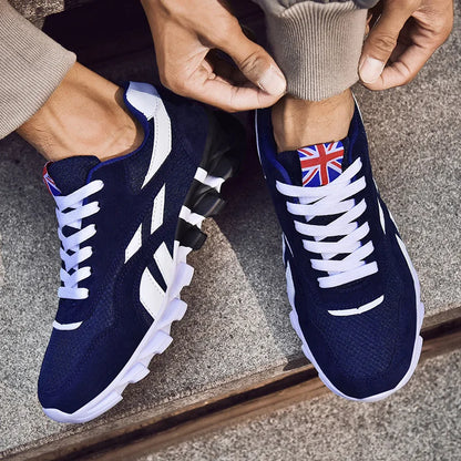 Men's Shoes Marathon Running Sports Shoes Casual Sneakers Soft Comfortable Training Shoes Wear Resistant Sneakers Men Sneakers