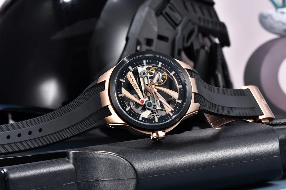 2026 New PAGANI DESIGN Hollow Men's Watches Mechanical Luxury Automatic Watch Men AR Sapphire Waterproof Luminous Man Gift Clock