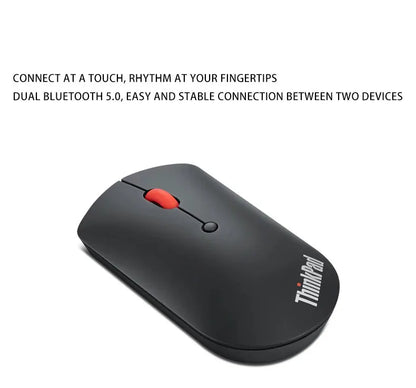 Wireless Mouse Lenovo ThinkPad Wireless Mouse 4Y50X88822 Mouse Dual Bluetooth Office Mouse Laser Mouse Black Ergonomic Mouse Laptop Mouse