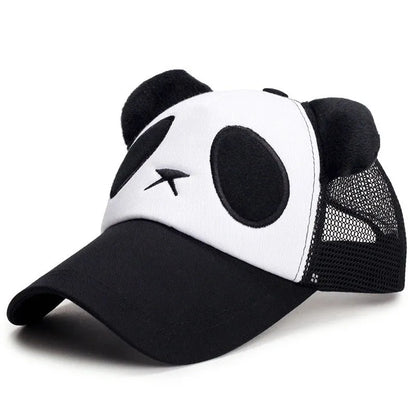 Søde sommer-baseballkasketter med panda-motiv til mænd og kvinder – bomulds-hiphop-snapback-kasketter med solbeskyttelse til drenge og piger – udendørs gorras – dropshipping