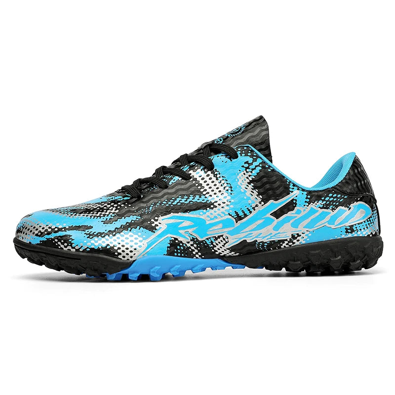 Nouvelles chaussures de football pour hommes, crampons FG, pointes longues TF, crampons pour terrain synthétique, chaussures de football Yonug, antidérapantes, unisexes, pour entraînement et match sur gazon extérieur