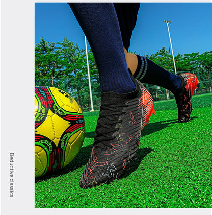 New Men's Soccer Shoes Top Quality Wholesale Cleats Football Boots Training Non-Slip Sneakers FG Drop Shipping Unisex Adult