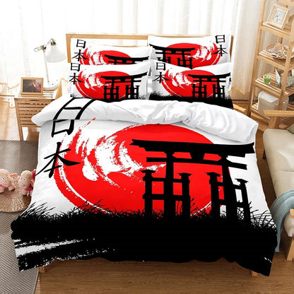 Bambukuvioinen pussilakanasetti, kiinalaistyylinen vuodevaatesetti, nuorten pellavasetti, Queen Size -kokoinen peitonpäällissetti, muodikas vuodevaatesetti