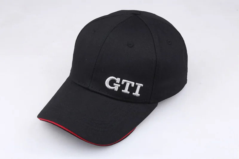 Шапка с букви за мъже и жени, състезателна шапка за кола, Golf GTI, бейзболна шапка, спортна и развлекателна шапка, шапка за къмпинг, плаж и слънце B185