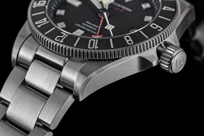 SEESTERN Diver Man Watch Titanium Automatic GMT Mechanical Wristwatch NH34 Movement Sapphire Crystal 20ATM Waterproof Lume S462