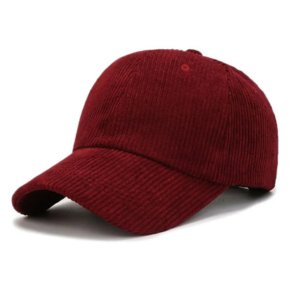 Unisex corduroy baseballpet, verstelbare zonnehoed, hiphop-pet voor heren