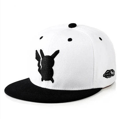 Pokemon Baseball Hat Pikachu Embroidery Cap Boy Girl Summer Sunhat Parent-child Cartoon Anime Outdoor Sport Shade Caps Kids Gift