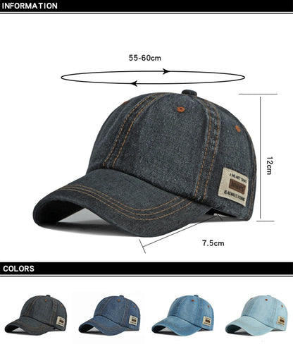 FS Brand Синя дънкова шапка за мъже Летни бейзболни шапки Луксозна дамска дизайнерска шапка Шапка в стил „стрийтуеър“ Шапка тип „тракър“ Gorras Para Hombre