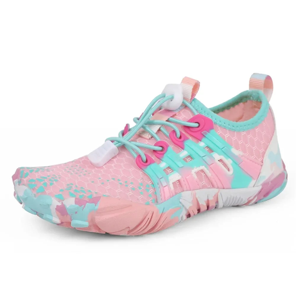 New 12 Colors Water Shoes Kids Summer Beach Five Fingers Barefoot Swimming Aqua Shoes Quick Dry Seaside River Children Sneakers