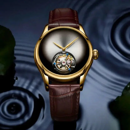 AESOP Flying Tourbillon Skeleton Watch For Men Mechanical Waterproof Mens Watches Top Brand Luxury Movement Stainless Steel 2025