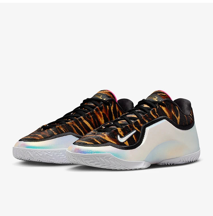 Nike genuine winter men's low cut shock-absorbing fashionable basketball shoes IO1114-100