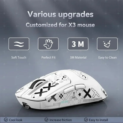ATTACK SHARK X3 Ultra-Light Wireless Mouse - Tri-Mode 2.4G/BT/Wired, PAW3395 26000DPI, 55g, Macro, for Gaming/Xbox/PS/PC/Mac