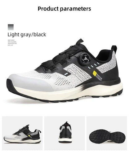 HUMTTO Breathable Trail Running Shoes for Men Black Men's Sports Shoes Cushioning Sneakers Man Luxury Designer Casual Trainers