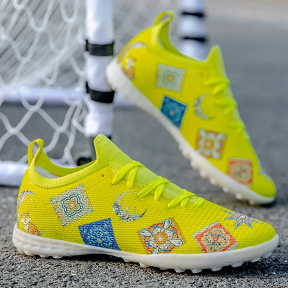 Scarpe da calcio professionali Lawn Nails resistenti all'usura, multicolore, con forte aderenza e grande equilibrio, per allenamento estivo all'aperto