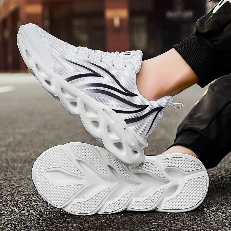 Social Shoe Male Mesh Breathable Comfortable Running Walking Shoes Outdoor Men's Sports Shoes Zapatos Hombre 2025 Best-selling