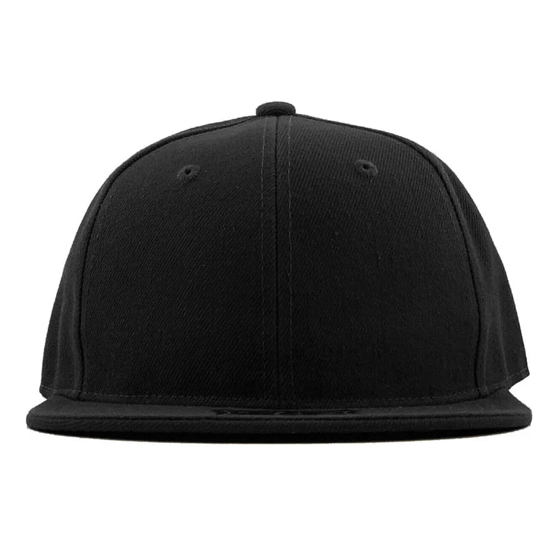 Casquette ajustée entièrement fermée, taille New York Plus Large, style « trucker » pour homme, visière plate, style hip-hop, unie, snapback, sans impression, visière plate, bord Era