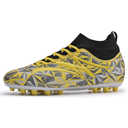 New Men's Football Boots Breathable Sport Training Soccer Shoes Cleats Sport Outdoor TF Futsal Match Turf Grass Drop Shipping