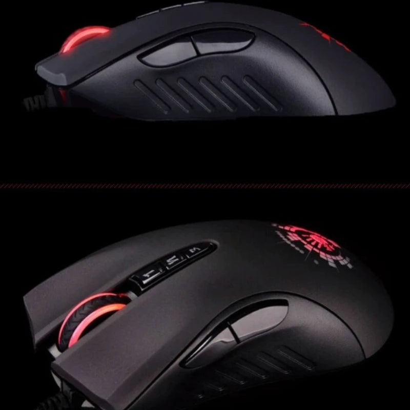 A4Tech Bloody A91 kabelgebundene Maus One-Click Instant Macro Io1.1 Macro Drive optische Engine 8 programmierbare Makros Gaming-Maus