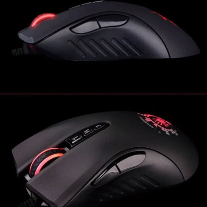 A4Tech Bloody A91 kabelgebundene Maus One-Click Instant Macro Io1.1 Macro Drive optische Engine 8 programmierbare Makros Gaming-Maus
