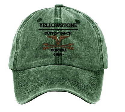 FOCUS Print Cap Washed Cotton Adjustable Classic Style Baseball Cap, Sports Duckbill Hat for Men and Women