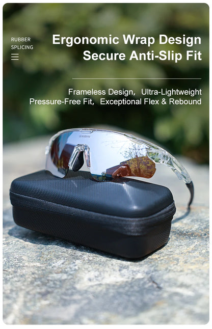 INBIKE 2025 MTB Cycling Sunglasses Polarized UV Protection for Road Biking Mountain Bike Running Hiking Outdoor Sports Glasses