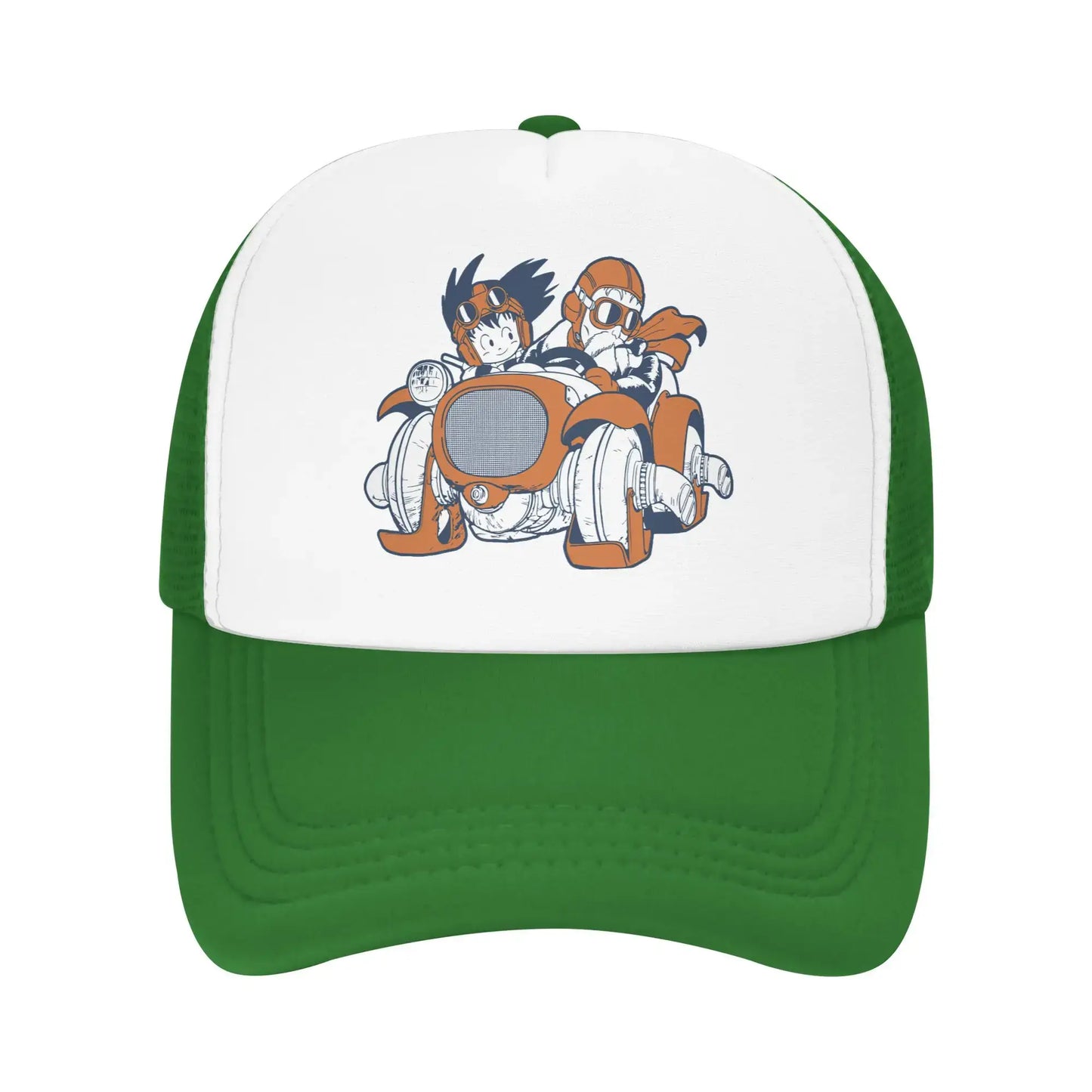 Produit gaming premium Fraquane, Goku Muten Roshi Dragon Ball Z Baseball Caps Sport Sun Hat Anime DBZ Hats Breathable Polyester Trucker Cap Summer Trucker Caps