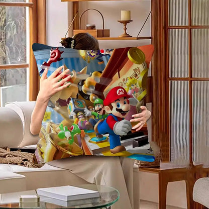 Anime Supers M-Marios Pillowcases Home Bedding Decorative Pillow Cover Wedding Super Soft Pillow Case
