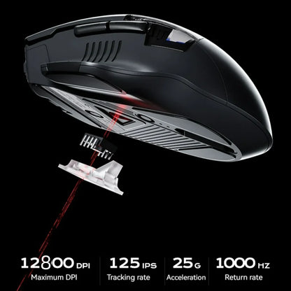 Inphic A9 Explorer V2 Three-mode Gaming Mouse Indicator DPI Adjustable Macro-driver Ergonomics 12000DPI   1000Hz rate of return