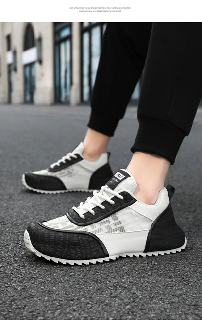 Markenschutz 2026 neue leichte, rutschfeste, atmungsaktive und verschleißfeste Herren-Laufschuhe – sportlich, modisch, vielseitig, lässig