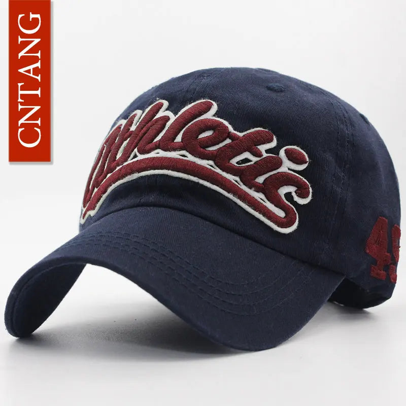 Big Letter Embroidery Baseball Cap Men Summer Casual Women Fashion Snapback Cotton Caps Visor Hip Hop Hat Autumn Adjustable