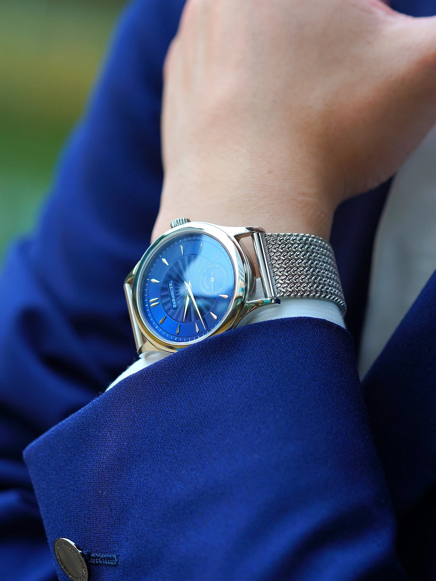 FARASUTE Retro Hangzhou Customized Movement Automatic Mechanical Watch Men Sapphire Stainless Steel Small Second Hand Wristwatch