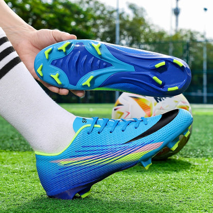 Bottes de Football pour hommes, chaussures de stade à ongles longs, confortables, de haute qualité, antidérapantes, pour Match de société professionnelle