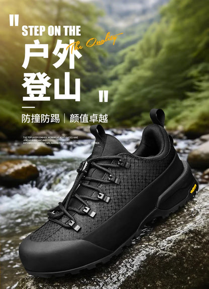 2025 New Mountaineering Shoes Outdoor Hiking Sports Shoes Men's Non-Slip Hunting Leisure Walking Shoes Size 37-45