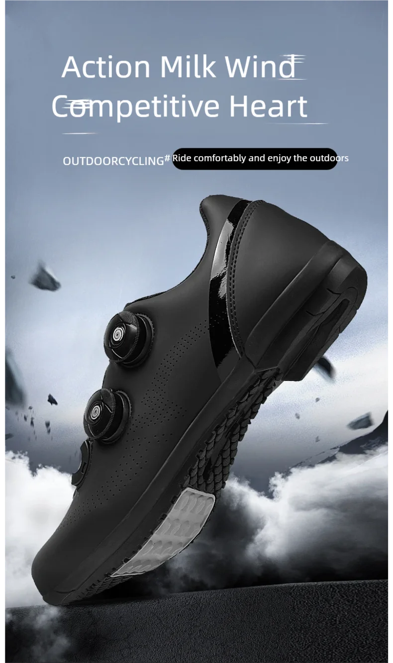 Cycling Sports Shoes, MTB Men's Mountain Bike Shoes, Racing Shoes, Off-Road Mountain Bike Pedal Cycling Shoes, Mountain Competition