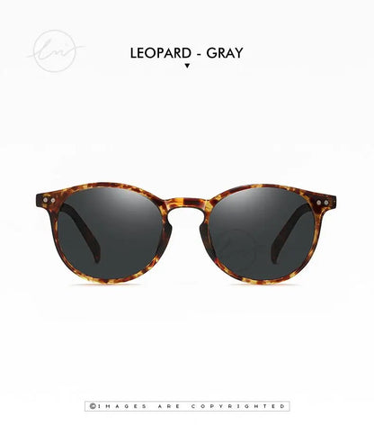 LM Retro runde solbriller til kvinder og mænd, ultralette TR90, polariserede, unisex, kørselsbriller, vintage solbriller, UV400, Gafas De Sol