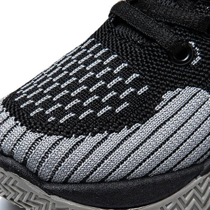 Große High-Top-Sportschuhe für Herren, lässig, atmungsaktiv und bequem, mit dicker Sohle – Basketballschuhe und Laufschuhe