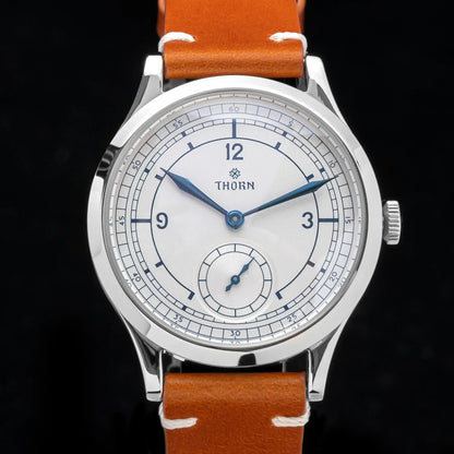 THORN T001 Quartz Watch 316L Stainless Steel Sapphire Crystal Waterproof Grilled Blue Hands Fashion Business Men WomenWatch