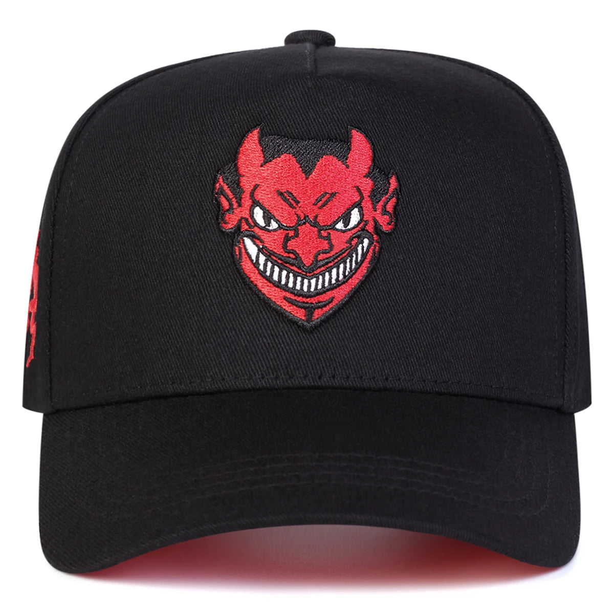 Unisex Devil Embroidery Baseball Caps Spring Autumn Outdoor Adjustable Casual Hats Sunscreen Hat Sports Cap