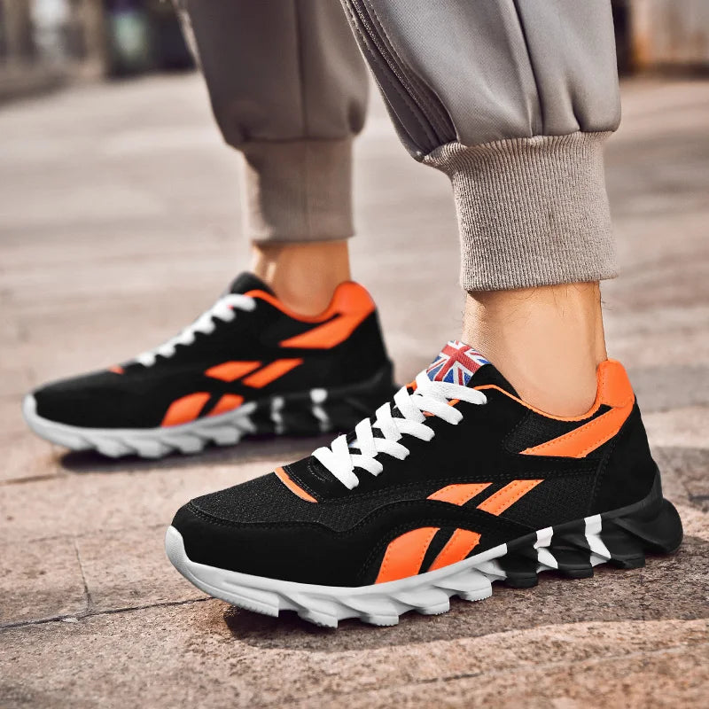 Men's Shoes Marathon Running Sports Shoes Casual Sneakers Soft Comfortable Training Shoes Wear Resistant Sneakers Men Sneakers