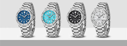 PAGANI DESIGN New GMT Men's Mechanical Watches 100M Waterproof Clock Sapphire Glass Automatic Men Watch PD-1792 Relogio Masculino