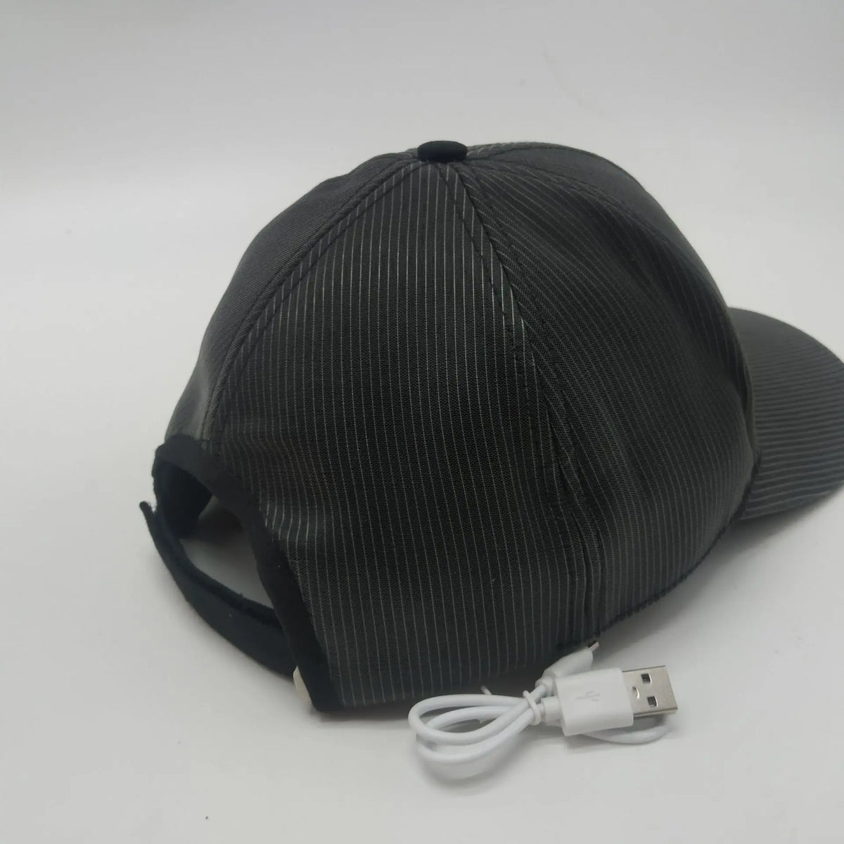 Șapcă cu LED-uri din fibră optică, cu 7 culori luminoase, șapcă de baseball EDC strălucitoare, încărcare USB, șapcă luminoasă, șapcă LED de performanță