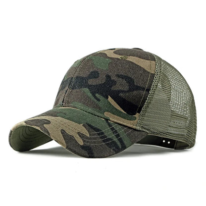 Camouflage Baseball Cap Women's Men's Snapback Hip Hop Cap Group Activity Camo Hats For Women Men Army Cap Female Bone Male