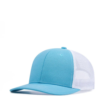 Gorras de camionero de malla en 38 colores para actividades al aire libre, gorras «dad hat» con cierre a presión, gorras de hip hop para hombre y mujer, gorras de béisbol ajustables para niños y niñas