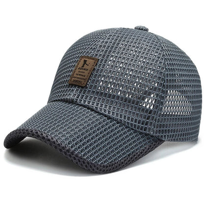 Unisex Label Mesh Breathable Baseball Caps Spring and Summer Outdoor Adjustable Casual Hats Sunscreen Hat Sports Cap