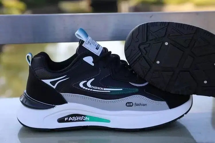 Chaussures pour hommes chaussures légères en cuir Pu chaussures décontractées 2025New baskets pour hommes mode hommes chaussures de Tennis respirant Sport chaussure de course