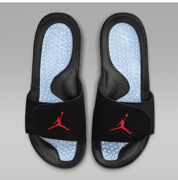 Papuci Nike JORDAN originali pentru bărbați, respirabili, ușori și casual, cu închidere cu velcro 555501-061